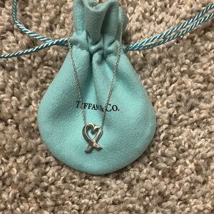 Tiffany & Co. Vintage Paloma Picasso loving heart necklace
